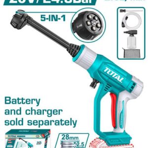 Hidrolavadora Inalambrica 20V Portatil Bateria y Cargador No Incluido Total (TPWLI2058)