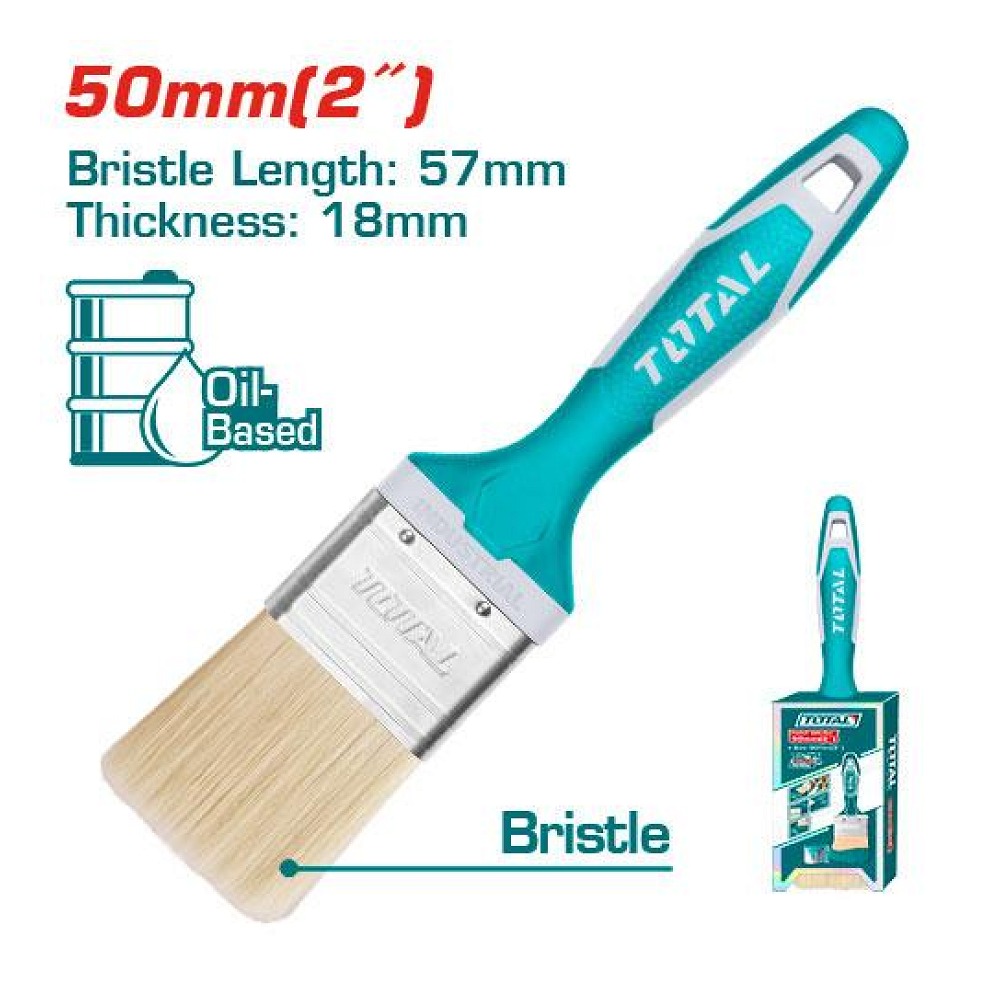 Brocha de 2" Mango Plastico Industrial Total (THT84026)