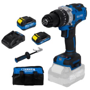 Taladro Elite Rotomartillo Percutor 1/2 Inalambrico 21V Brushless Incluye 2 Baterias 4 AH y 2 AH + Cargador (XID21120K)