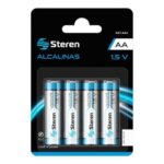 7506250915741PILA Alcalina AA Steren Blister X4 1.5V (BAT-AA4)