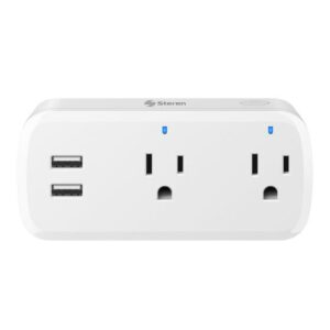 Toma Doble y Doble Puerto USB Inalambrico Wi-Fi Steren (SHOME-131)
