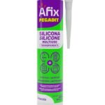 Silicona Tubo Pegadit Transparente Acetica Antihongos Vidrio y Aluminio 280 ML (0407018)