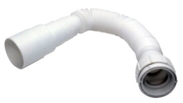 Sifón flexible Uduke de 1-1/2 x 1-1/4 para lavamanos y lavaplatos