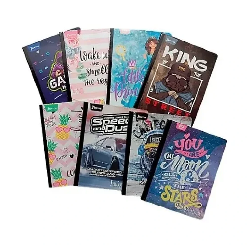 CUADERNO CUADRICULADO 50 HOJAS C/STIKER