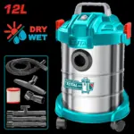 Aspiradora y Sopladora para Humedo y Seco 12L 800-1000W Incluye Accesosiros Super Total (UTVC14122)