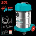 Aspiradora y Sopladora para Humedo y Seco 30L 1400W Incluye Accesorios  Industrial Super Total (UTVC14301)
