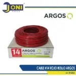 CABLE #14 ROJO ROLLO ARGOS X100 mts REF: R1052