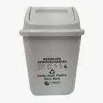 PAPELERA VAIVEN 7 LTS BLANCA COLPLAST