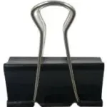 GANCHO DOBLE CLIP CAJA X 12 MARFIL 25MM 181185
