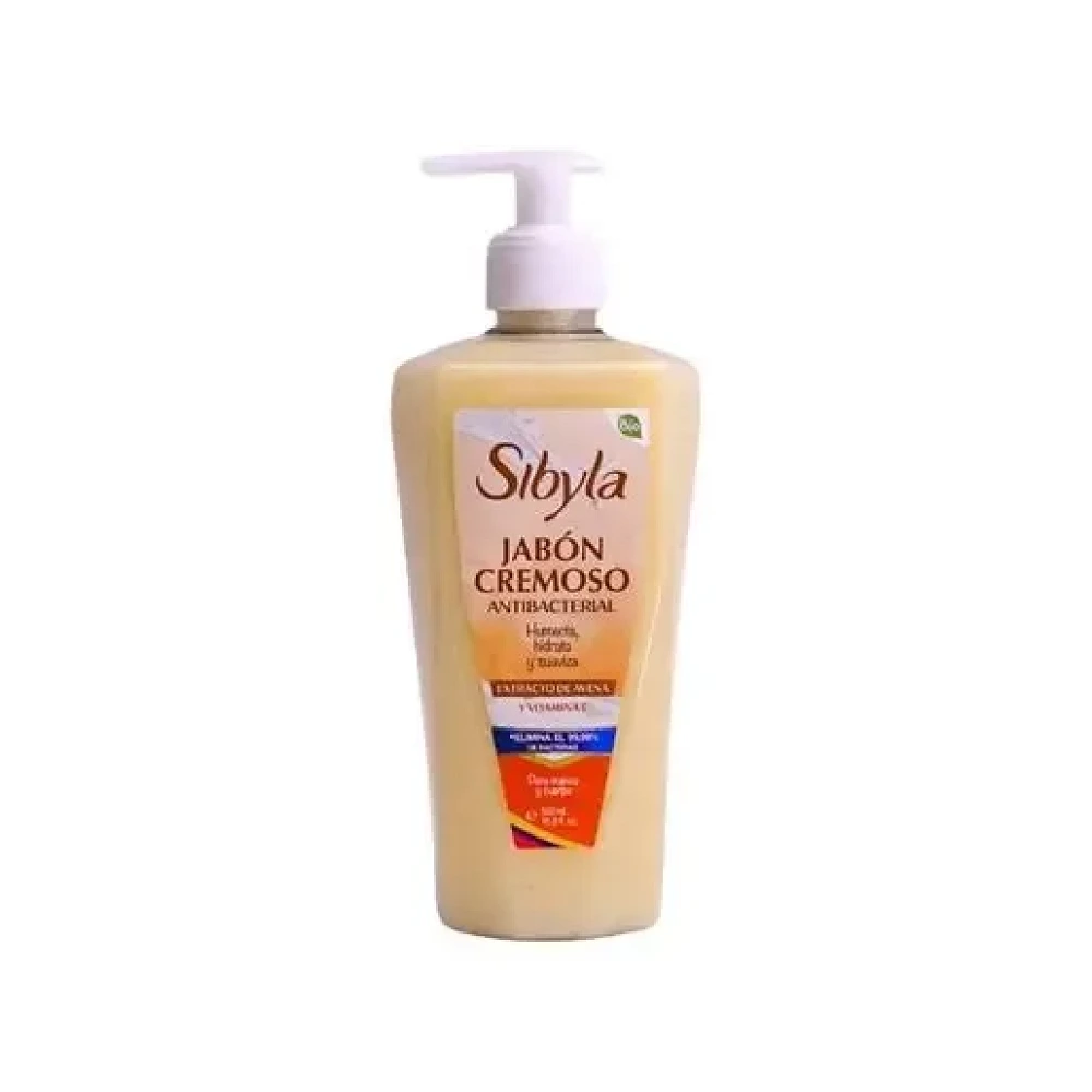 JABON CREMOSO SIBYLA ANTIB AVENA X 500CC VAL REF: 040112